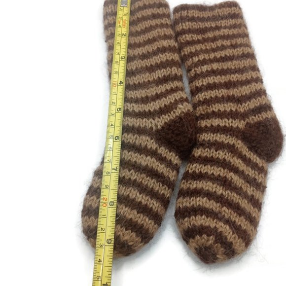 Children's Tights Knitted in Anti-allergic Alpaca Wool - Picture 6 of 6